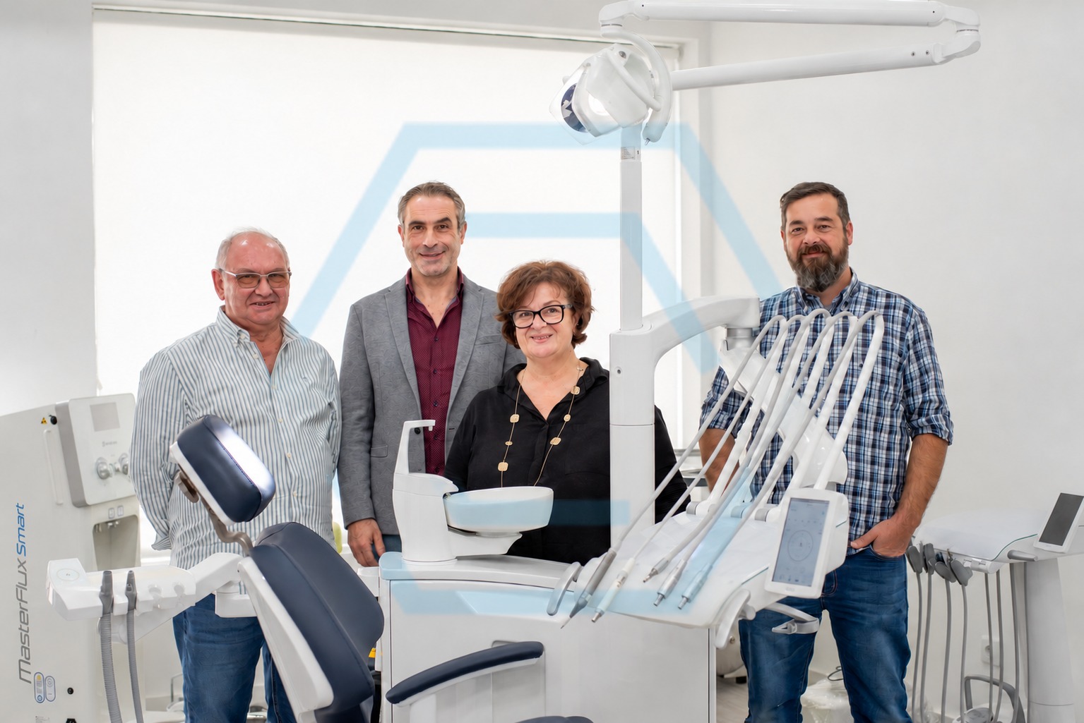 Equipa da Assistência Pura numa clínica dentária